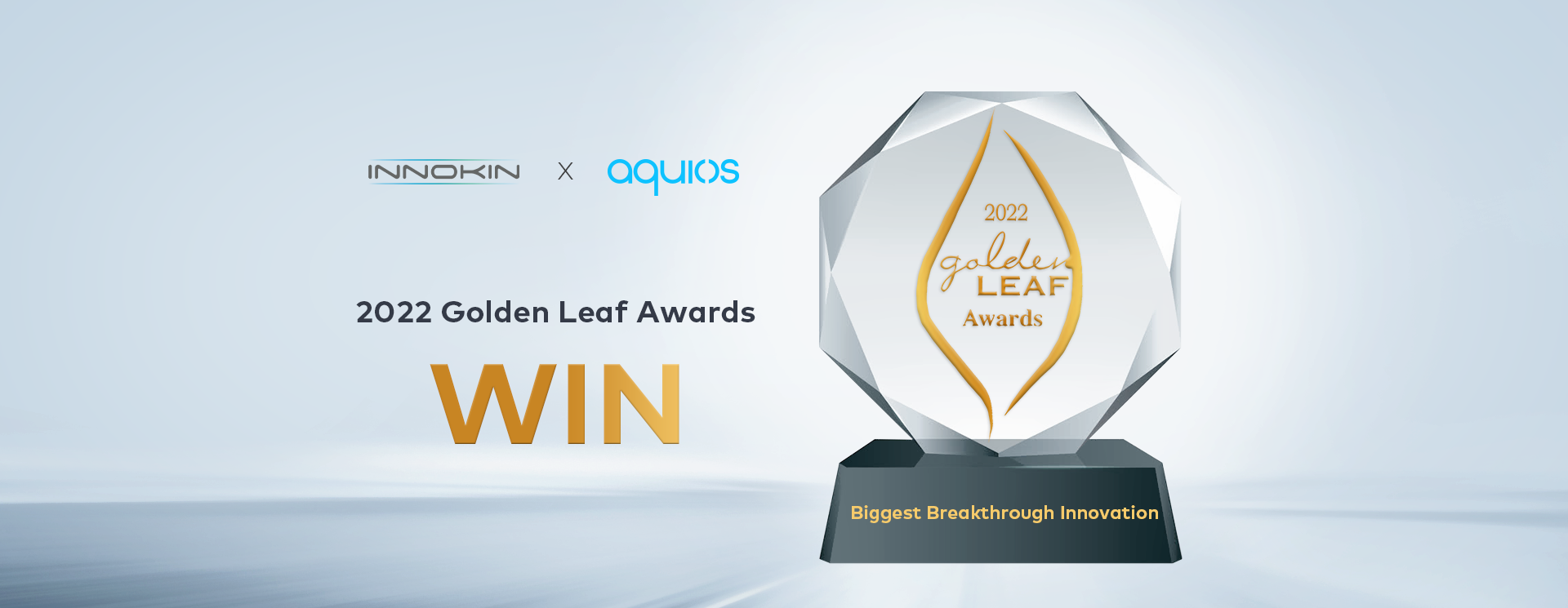Innokin et Aquios remportent le prix Golden Leaf Award