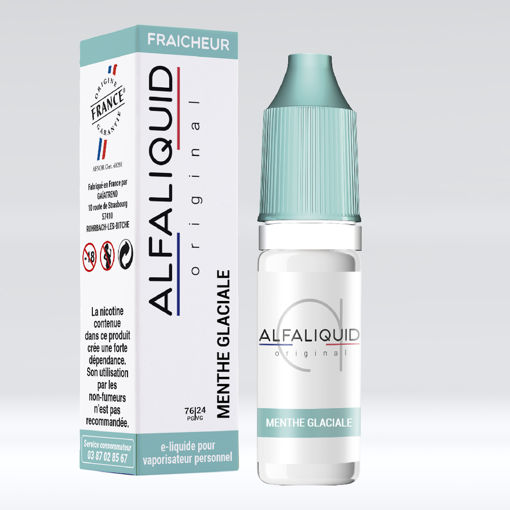 AlfaLiquid Fraîcheur - Menthe Glaciale (10 ml)